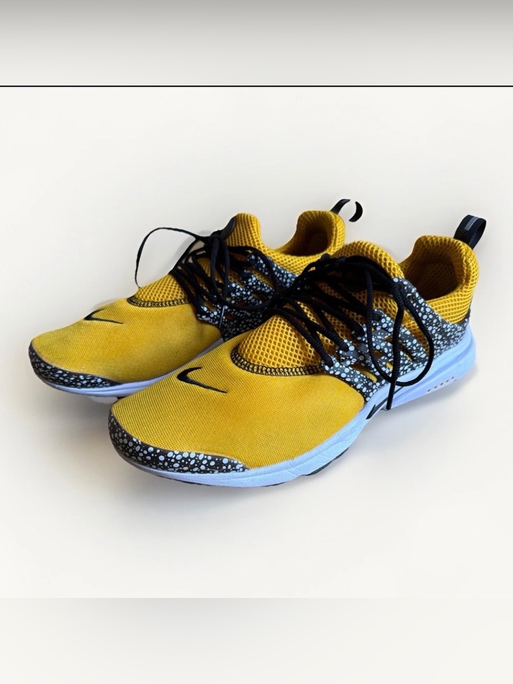 Nike Air Presto Safari Gold University Gold Black White 919473-200 Men Size 10.5